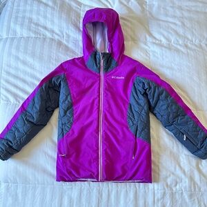 Columbia ski jacket, girls size M (10/12)